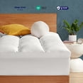 thumbnail image 2 of Cubrecolchón Sleep Zone Twin XL extra grueso, color blanco, 2 of 7