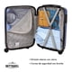 thumbnail image 4 of Set Maletas de Viaje Sky Travel Premium Policarbonato azul 4 Pzs 28 24 20 18 Pulgadas, 4 of 8