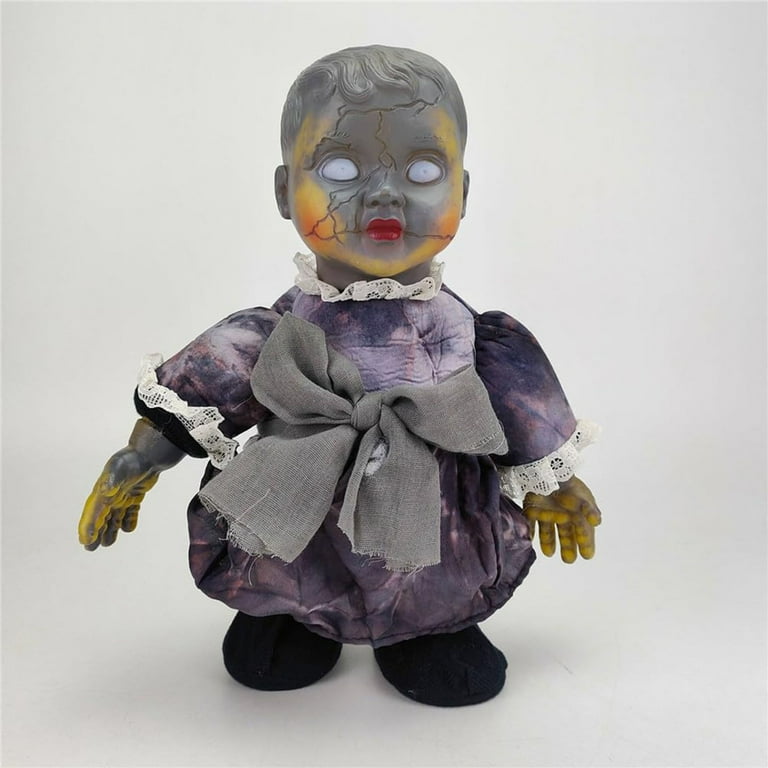 RUIG 12 inch Halloween Haunted House Crying Baby Terror Decoration