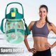 thumbnail image 2 of Botella de agua de 1300 ml Botella de deportes de jarra de agua de vientre grande de verano para niñas Tmvgtek excursión de campamento, 2 of 6