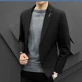 thumbnail image 3 of Trajes y blazers de negocios para hombre, moda gris, nuevo conjunto informal de 2 piezas, corte entallado para hombre, primavera y otoño, caballero de lujo, 3 of 4