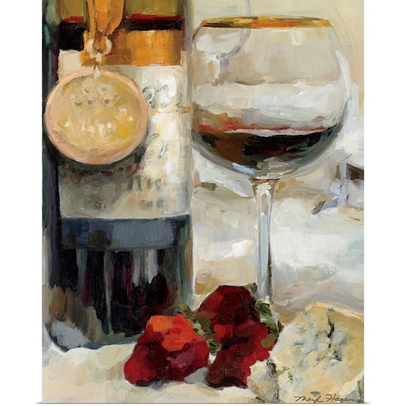Great BIG Canvas | Rolled Marilyn Hageman Poster Print entitled Award Winning Wine II