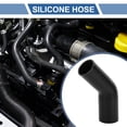 thumbnail image 2 of Unique Bargains 1pcs 57-63mm 2.24-2.48" ID 120mm 4.72" Length 45° Black Car Silicone Hose Universal, 2 of 7