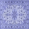 thumbnail image 1 of Ahgly Company Indoor Square Persian Blue Traditional Area Rugs, 6' Square, 1 of 4