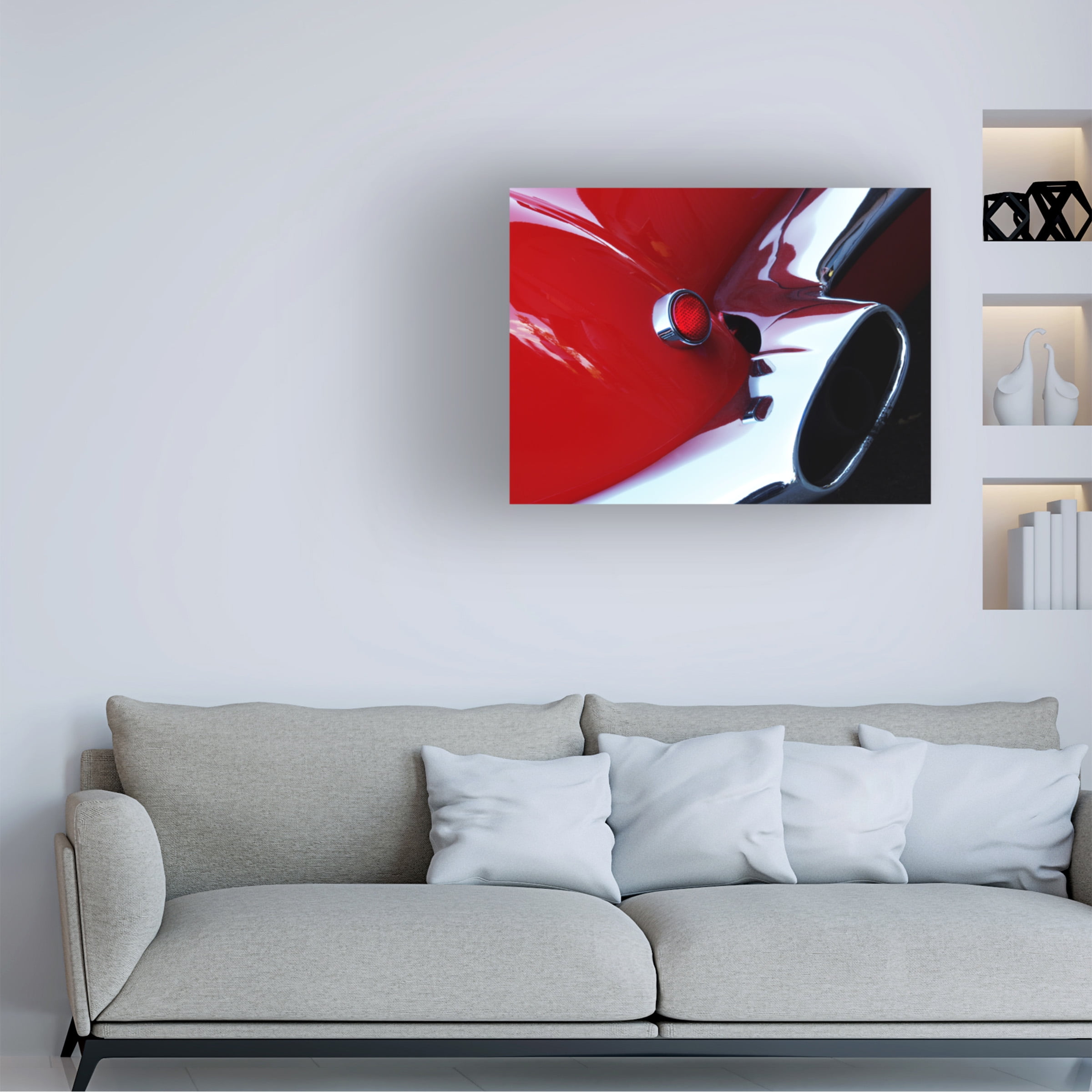 Clive Branson '1959 Corvette Rear Light' Canvas Art