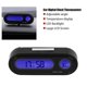 thumbnail image 2 of 2025 Latest Model Mini Electronic Car Clock Watch Car Clock Luminous Thermometer, 2 of 5