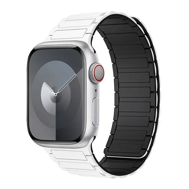Correa de bucle magnético para Apple watch S10 46mm 42mm 40mm 41mm 45mm 44mm 49mm correa de silicona para lWatch Series Ultra 2 9 8 7 6 5 4