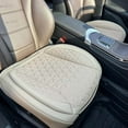thumbnail image 1 of Leather Car Seat Cover Bottom Only Slip Padding Seat Cushion Full Wrap Seat Protector with Storage Function Universal Fit for Most Cars SUV Pickup Trucks () (), 1 of 8