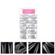 thumbnail image 5 of FELTECHELECTR 100 piezas de placas de modelado de uñas prácticas para manicura, puntas de uñas, suministros para decoración de uñas (blanco), 5 of 6
