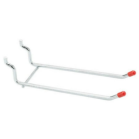 

2pk National Hardware N180-039 S819-660 Double Heavy Duty Pegboard Hooks 6 Inch Zinc Plated Steel 2 Pack