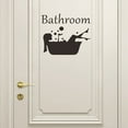 thumbnail image 1 of DIY Removable Washroom /Toilet /Bathroom/ WC Sign Door Accessories Wall Sticker Home Decor Bathroom Sign Sticker, 1 of 6