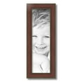 thumbnail image 2 of ArtToFrames 6" x 20" Honors Mahogany with Gold Picture Frame, 6x20 inch Brown Wood Poster Frame (WOM-5156),  Pack, 2 of 7