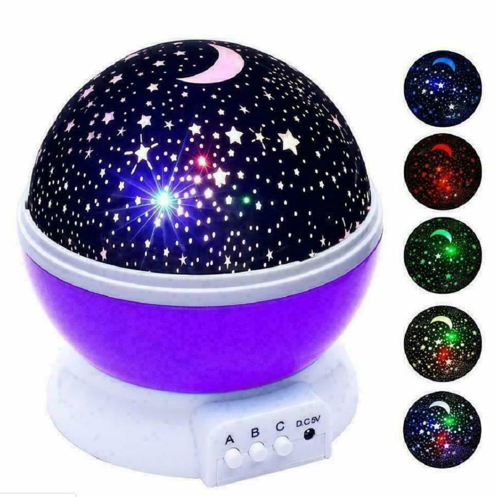 Star Moon Constellation LED Night Light TOYS FOR 2-10 Year Old Kids Xmas Gift 