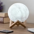 thumbnail image 3 of Lamp - Moon Lamp 15 cm / Night Lamp - Moon Lamp - Adjustable Color Multicolor, 3 of 5
