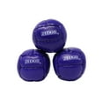 thumbnail image 2 of Zeekio Juggling Balls Premium Galaxy - [Pack of 3], Synthetic Leather, Millet Filled, 12-panel Leather Balls, 130g Each, 62mm, Purple, 2 of 5