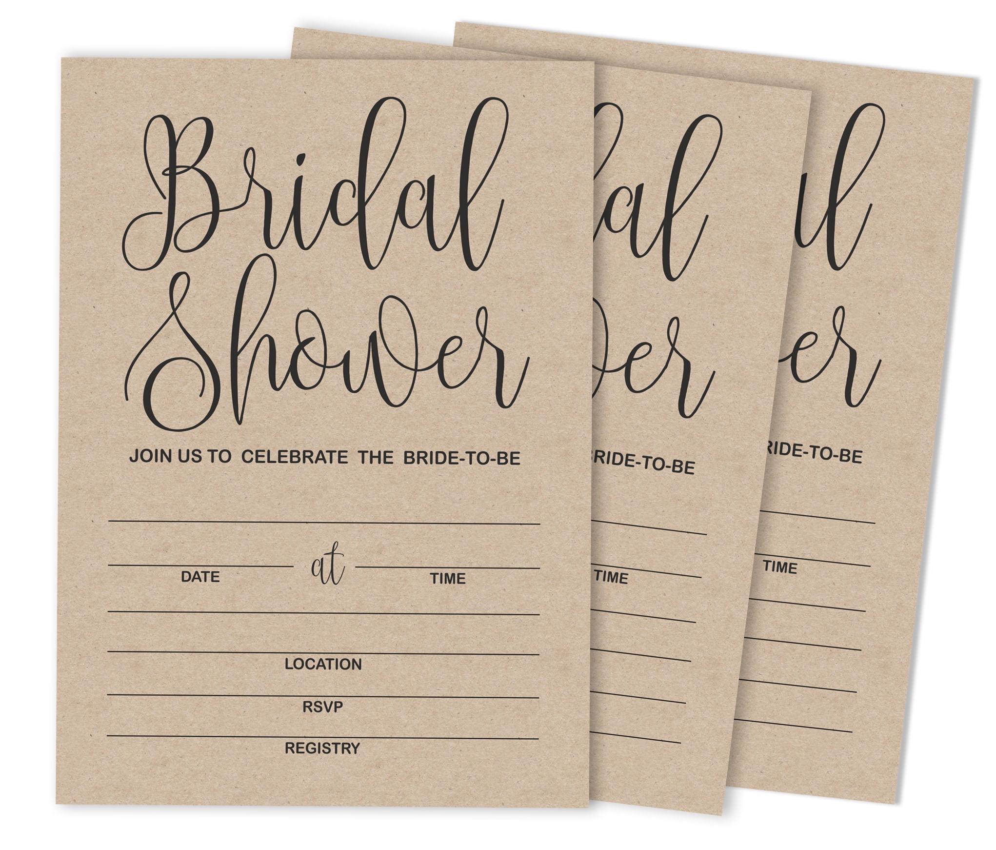 20 Pcs Burlap Lace Brown White Wedding Blank Bridal Shower Invitations with  Envelopes - Walmart.com, image size:2042x1742