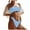 C777/Blue, variant on XIYON Women's Bikini Sets Women Two Piece Solid Color Swimwear Split Bikini Swimsuit Beachwear Padded Vacation Outfits Swimwear 2026