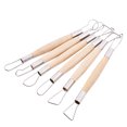 thumbnail image 1 of 6pcs/set Clay Sculpting Tools Metal Tools Art Wood Art Craft Modeling Tools Sculpture Modeling Accessories, 1 of 8