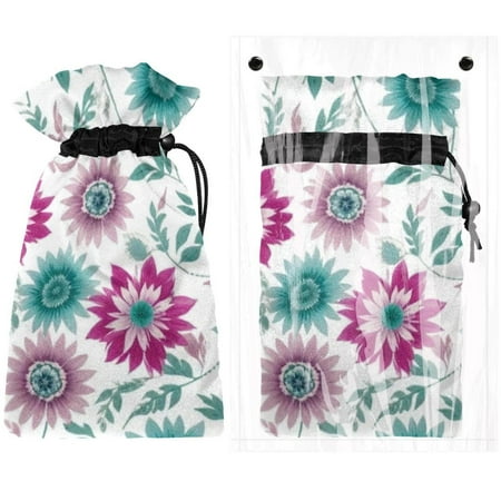 

Josid Floral Pattern Reusable Outdoor Faucet Insulation Covers Waterproof and Freeze-Resistant Spigot Protector Bags 2 Pack 11 x 6.9
