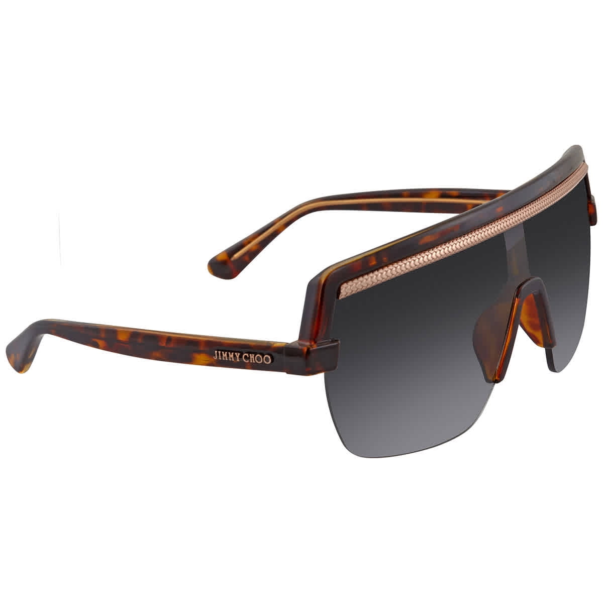 Jimmy Choo Jimmy Choo Dark Grey Gradient Ladies Sunglasses POSE/S 086