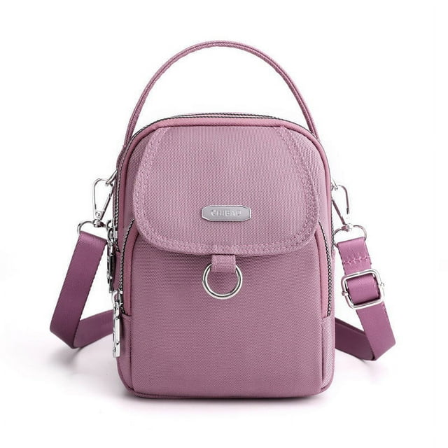 Xihbxyly Bolso Bandolera Multicompartimento, Diseño Ligero de Nailon, Correas de Hombro Desmontables, Elegante Bolso Cruzado y de Hombro, Versátil para Viajes y Uso Diario, Gran Capacidad, Diseño Uni