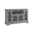 thumbnail image 1 of Walker Edison 52" Bois Highboy Support de Télévision Console de Rangement - Gris Antique, 1 of 4