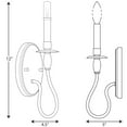 thumbnail image 3 of Progress Lighting Durrell 1-Light Wall Sconce, Matte Black, No Shade, 3 of 7