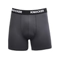 thumbnail image 2 of 6-Pack Men's Polyester Performance Boxer Briefs, Black/Dark Grey, M, 2 of 2