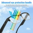 thumbnail image 4 of Tulbeys Gafas Inteligentes Con Audio Bluetooth - Gafas De Luz Azul Para Mujeres Y Hombres Sonido De Oído Abierto Con Micrófono Y Parlantes Filtro De Luz Azul Y Lentes De Sol Polarizadas, 4 of 5