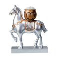 thumbnail image 2 of Estatuilla creativa de estatua de caballo, escultura de adorno de caballo, arte artesanal decorativo para estante, decoración de oficina coleccionable , Estilo Argenta C Fernando estatuilla de caballo, 2 of 8