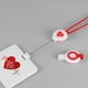 thumbnail image 4 of WEUVEB Tarjetas De Identificación Con Lanyard Rojo Para Oficina Con Retráctil, 4 of 8