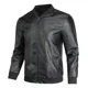 thumbnail image 4 of Chamarra Chaqueta Biker Piel Vinil Polo Slim Hombre Térmica, 4 of 8