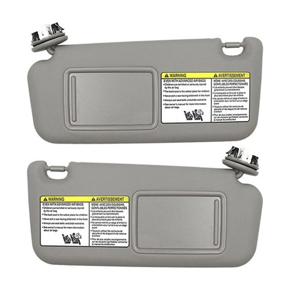 Car Sun Visor Left Driver & Right Passenger Side Replacement Compatible With 2006-2013 Toyota RAV4 -two pieces