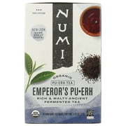 Numi Organic Tea, Emperor's Puerh, Tea Bags, 16 Ct