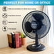 thumbnail image 3 of Ventilador de mesa Comfort Zone de 12 pulgadas con inclinación ajustable, 3 of 5