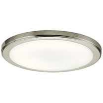 Kichler Zeo 13" Wide Round Brushed Nickel 4000K LED Ceiling Light