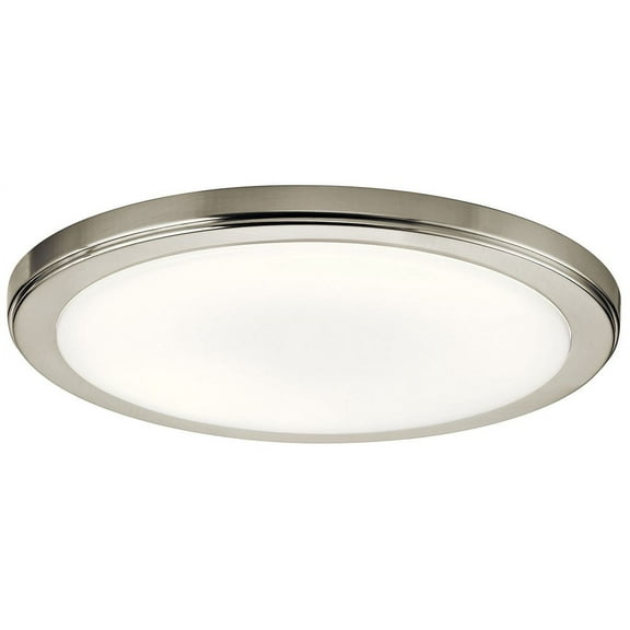 Kichler Zeo 13" Wide Round Brushed Nickel 4000K LED Ceiling Light