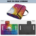 thumbnail image 5 of COEQINE Quilted Golf Cart Seat Cover, Folds Like a Bag with Handle for Easy Carry, Universal Fit 51.2"x30.3" for EZGO Yamaha Club Car 2-Seaters, 4 Pockets, Golf Ball Colorful Splash, 5 of 8