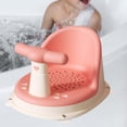 thumbnail image 4 of Asiento de baño antideslizante Asiento de bañera cómodo Asiento de baño para pequeños Bebé Rosado CUTICAT Asiento de baño, 4 of 7