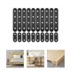 thumbnail image 2 of 20 piezas placas rectas soportes de acero inoxidable muebles accesorios de unión de reparación plana, 2 of 7
