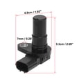 thumbnail image 2 of G4T07982 Car Engine Replacement Crankshaft Position Sensor 3 Pins Black for Subaru, 2 of 6