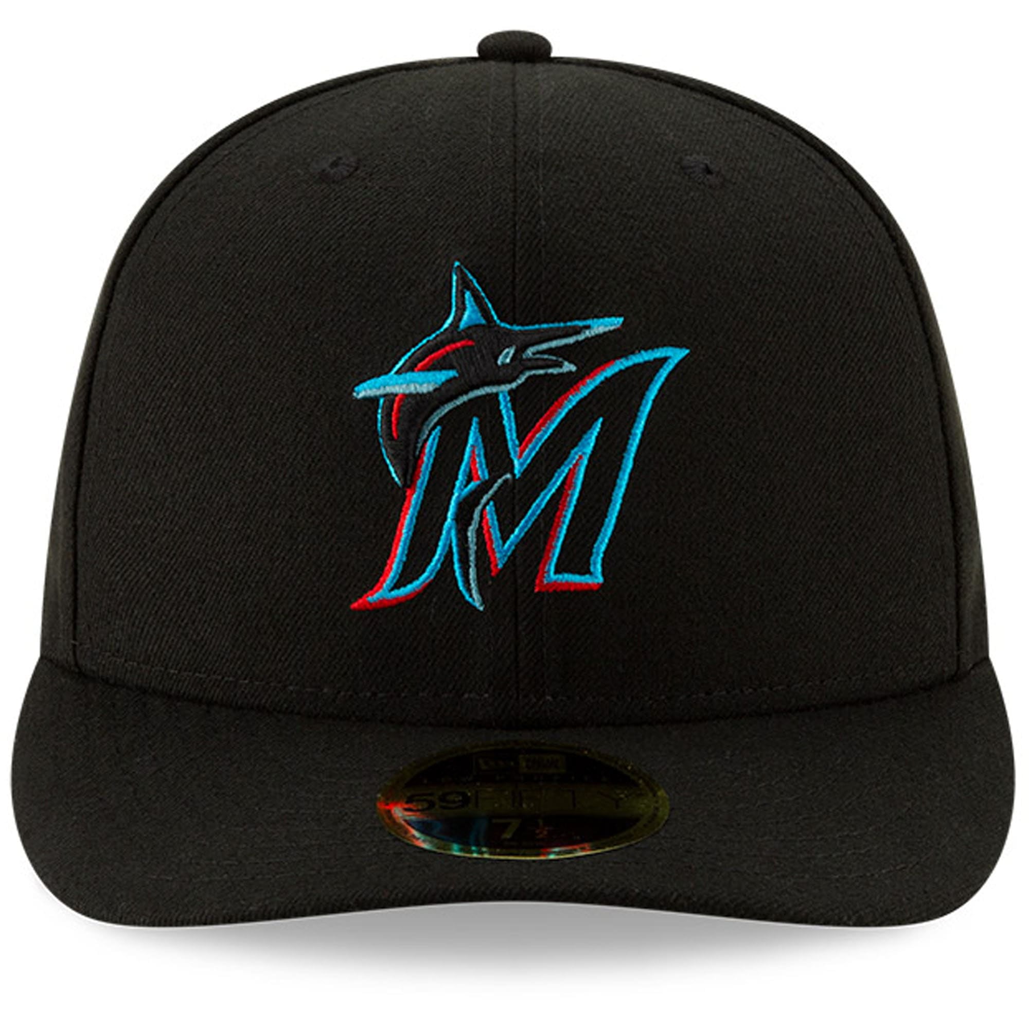 Miami Marlins New Era Authentic Collection On-Field Low Profile 59FIFTY  Fitted Hat - Black