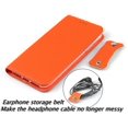 thumbnail image 3 of AmPm Premium Leather case for iPhone Xs max Wallet Magnetic Flip Cover case with Card Slot TPU Shockproof Stand Genuine Leather case with Lanyard Compatible with iPhone Xs max - Red, 3 of 8