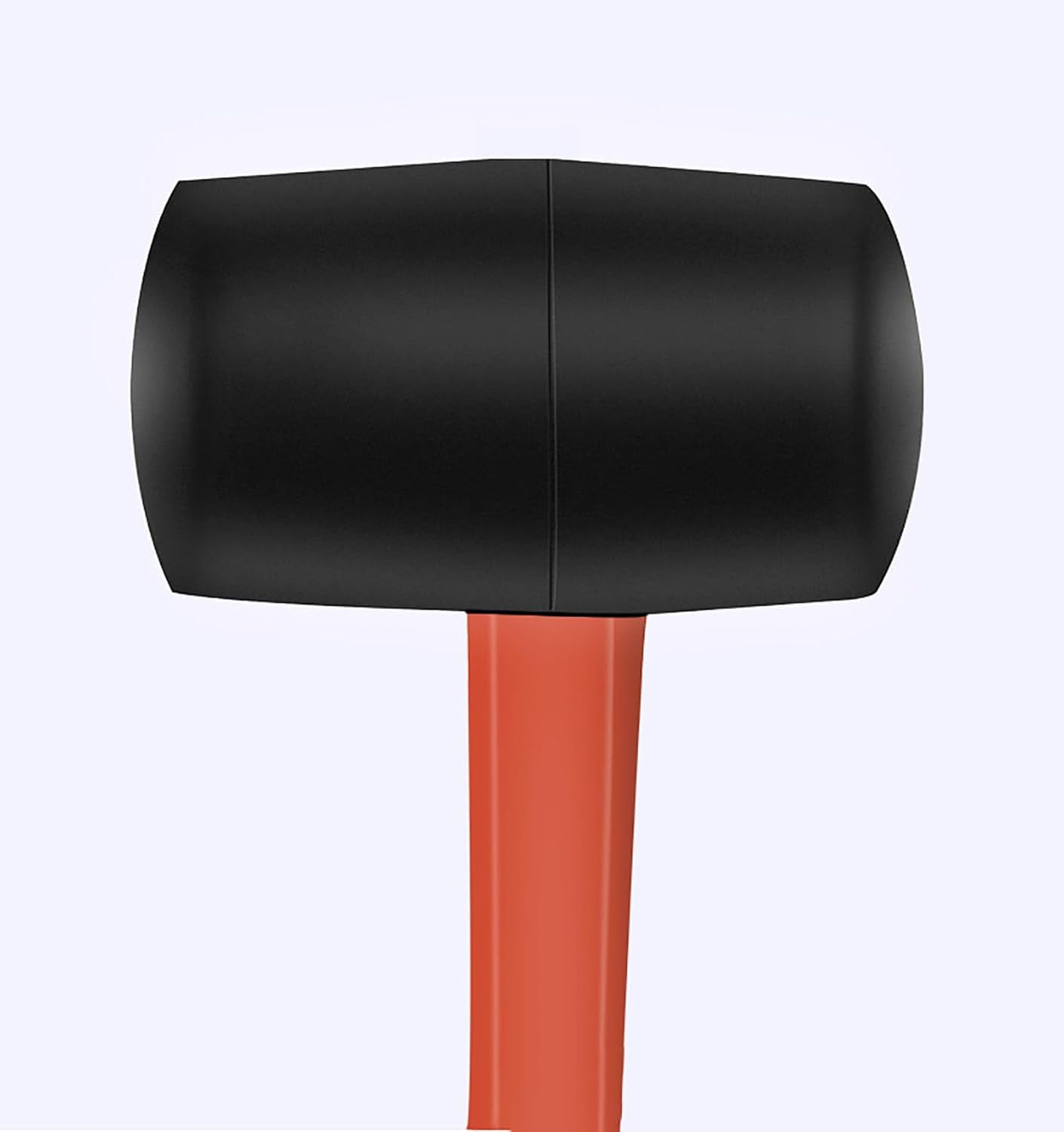CD-12 Oz Rubber Mallet Hammer with Shock-absorbing Fibre Handle for Floor Installation, Camping, Tent Stakes, Home Decoration Construction and Woodworking (1)*1