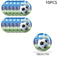 thumbnail image 3 of Yeciiwht Soccer Themed Disposable Dinnerware 7in 9in Paper Plates Cups Napkins Table Cloth for Soccer Themed Birthday Party Game Day, 3 of 7