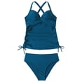 thumbnail image 4 of Mujer Cómodo Sólido Con Almohadilla En El Pecho Sin Aros Bikini Dos Hombros Divididos Traje De Baño OAVQHLG3B Store lin121212, 4 of 4