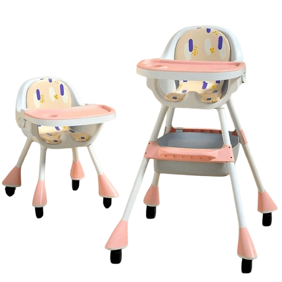Ajustable Silla Periquera Bebé Modelo Rosa