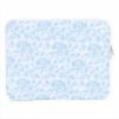 11 Inch Laptop Sleeve Quilted Laptop Bag Floral Laptop Carrying Case Decor Bag (blue S)