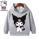 thumbnail image 2 of Sudaderas con capucha de manga larga para niñas y niños de 3 a 14 años, con dibujos animados, informales, 2024, 2 of 5
