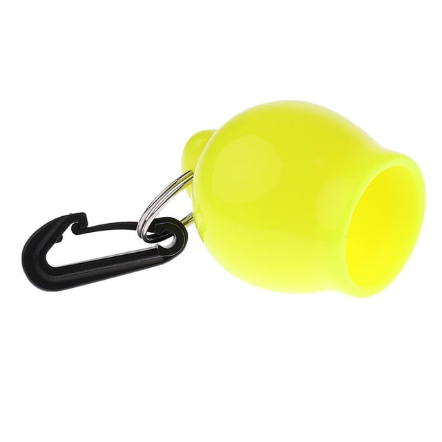 Soporte de boquilla redonda de silicona para regulador soporte de clip para buceo Amarillo Cola Funda para boquilla de buceo